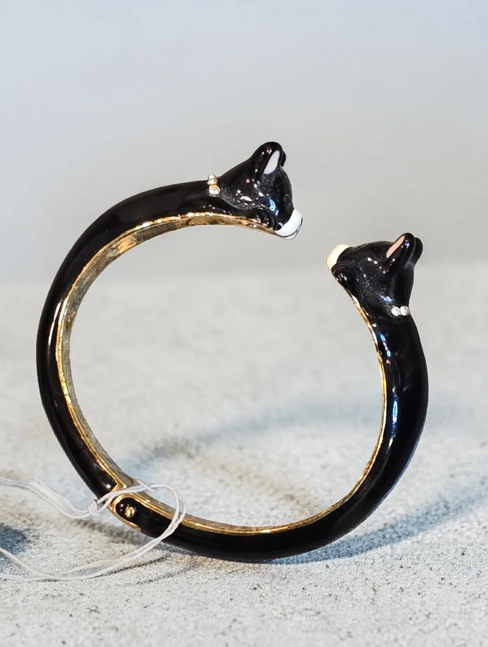 Kate Spade French Bulldog Hinged Cuff Bracelet